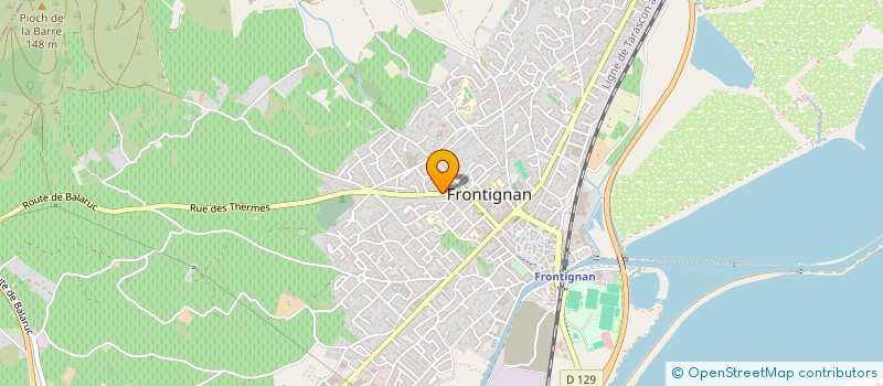 localisation de l'entreprise MONSIEUR MICHEL CAMPOS  FRONTIGNAN