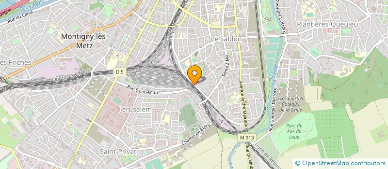 localisation de l'entreprise MONSIEUR MICHEL CANDIDO  METZ