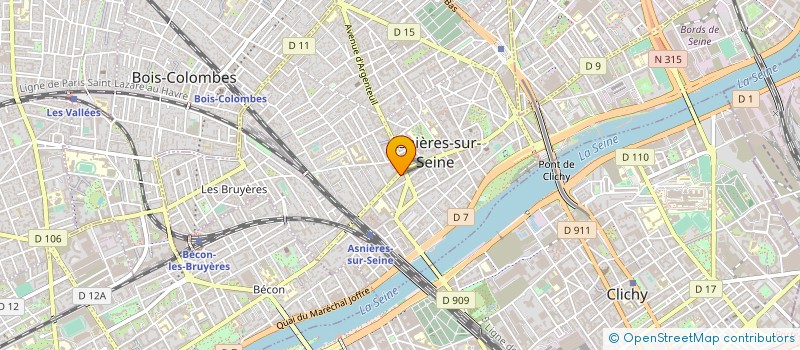 localisation de l'entreprise MONSIEUR MICHEL CANETTI à ASNIERES-SUR-SEINE