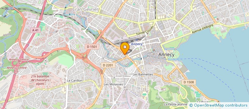 localisation de l'entreprise MONSIEUR MICHEL CANISET à ANNECY
