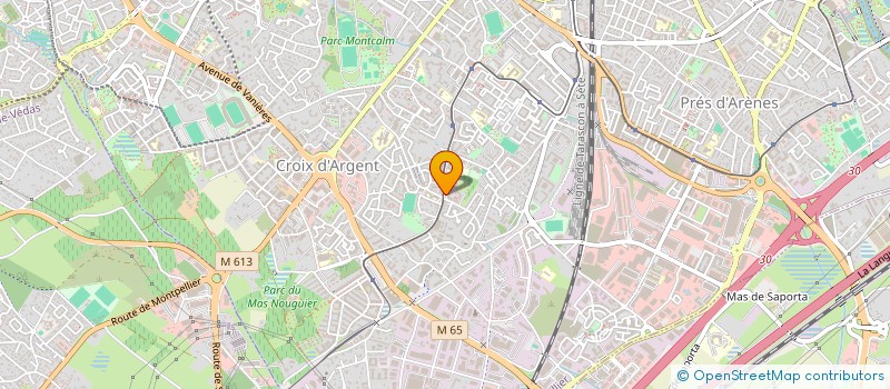 localisation de l'entreprise MONSIEUR MICHEL CANONGE à MONTPELLIER