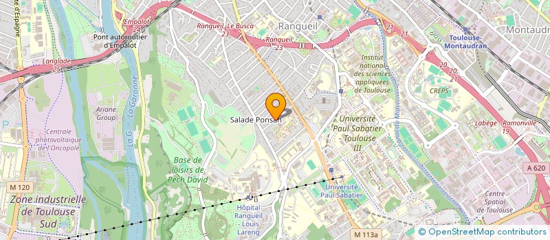 localisation de l'entreprise MONSIEUR MICHEL CANS  TOULOUSE