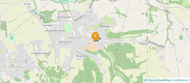 localisation de l'entreprise MONSIEUR MICHEL CANTELLA à CHAPONNAY
