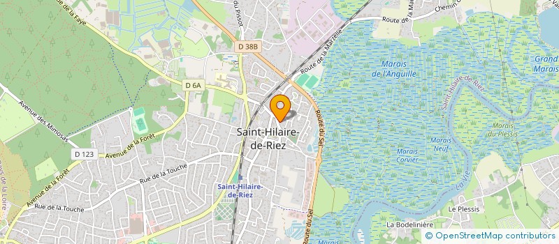localisation de l'entreprise MONSIEUR MICHEL CANTIN à SAINT-HILAIRE-DE-RIEZ