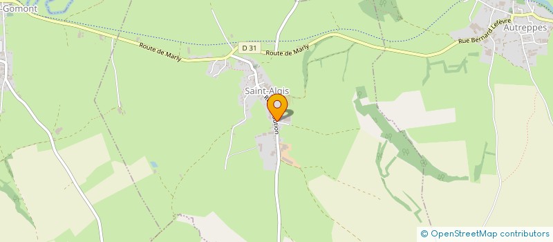 localisation de l'entreprise MONSIEUR MICHEL CANUT  SAINT-ALGIS