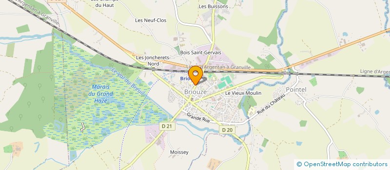 localisation de l'entreprise MONSIEUR MICHEL CAPLAIN à BRIOUZE