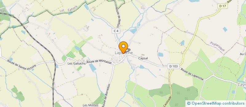 localisation de l'entreprise MONSIEUR MICHEL CAPO à LABASTIDE-DE-PENNE