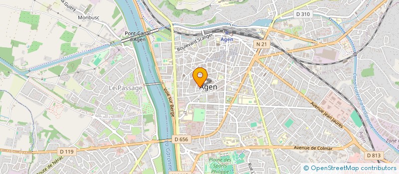 localisation de l'entreprise MONSIEUR MICHEL CAPOT  AGEN