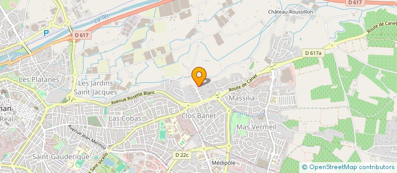 localisation de l'entreprise MONSIEUR MICHEL CARADEUC  PERPIGNAN