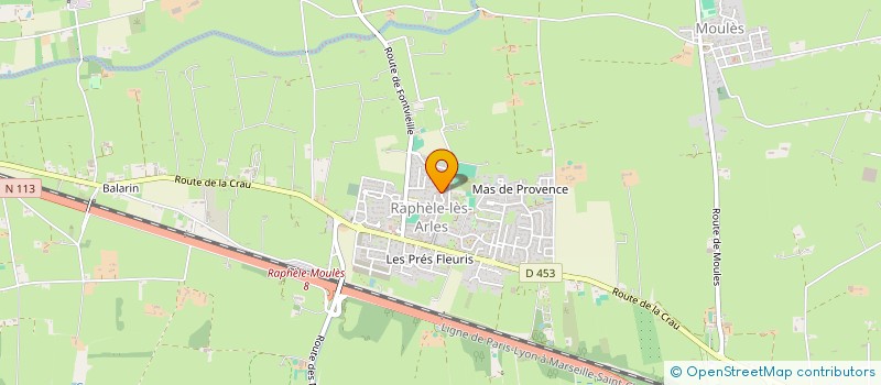 localisation de l'entreprise MONSIEUR MICHEL CARADOSSI  ARLES