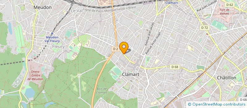 localisation de l'entreprise MONSIEUR MICHEL CARBONI à CLAMART