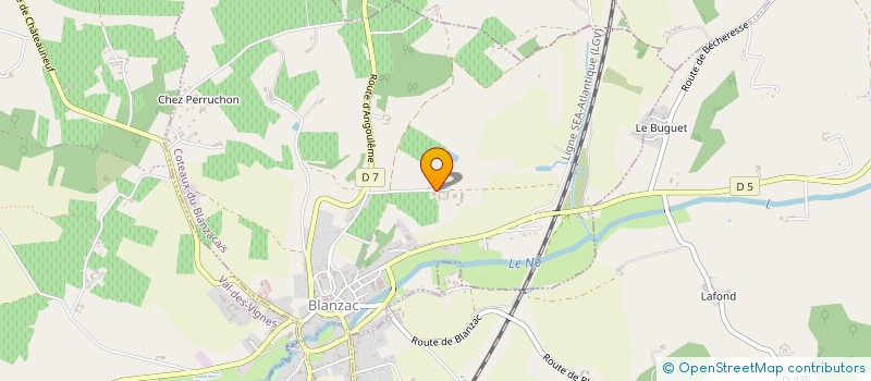 localisation de l'entreprise MONSIEUR MICHEL CARDINAULT  COTEAUX-DU-BLANZACAIS