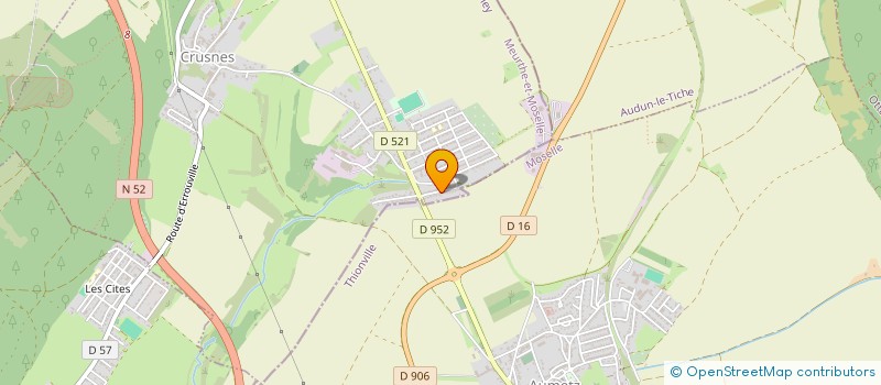 localisation de l'entreprise MONSIEUR MICHEL CARGNELLO  CRUSNES