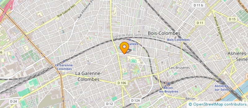 localisation de l'entreprise MONSIEUR MICHEL CARLIER à LA GARENNE-COLOMBES