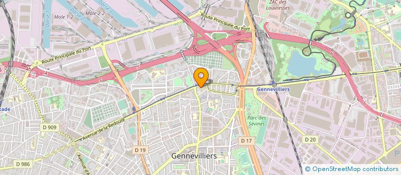 localisation de l'entreprise MONSIEUR MICHEL CARLIER à GENNEVILLIERS