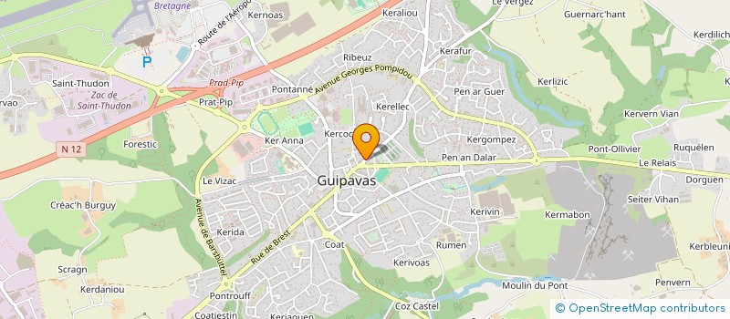 localisation de l'entreprise MONSIEUR MICHEL CARLIER à BREST