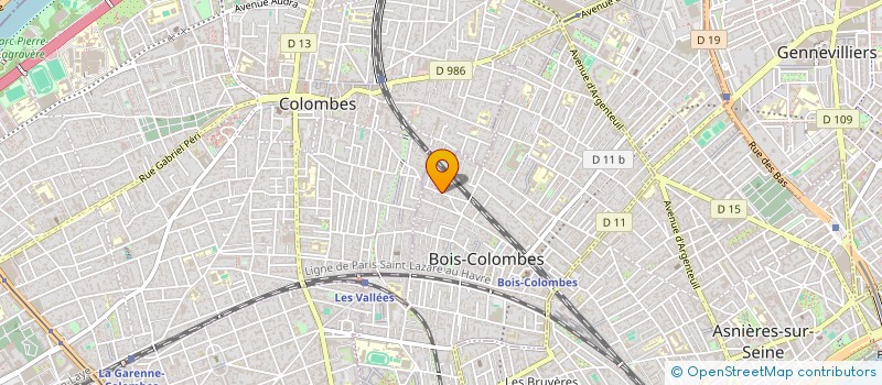 localisation de l'entreprise MONSIEUR MICHEL CARLINI à BOIS-COLOMBES