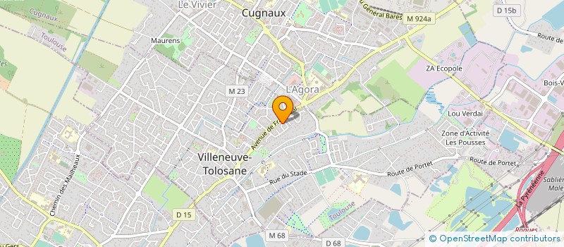 localisation de l'entreprise MONSIEUR MICHEL CARNEJAC à VILLENEUVE-TOLOSANE