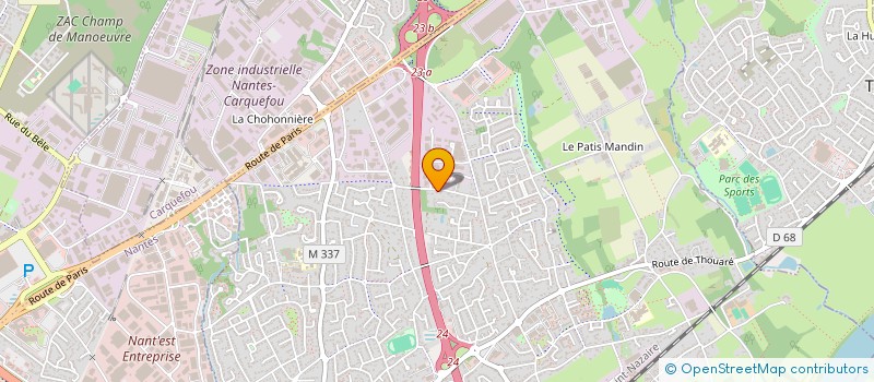 localisation de l'entreprise MONSIEUR MICHEL CARO  SAINTE-LUCE-SUR-LOIRE