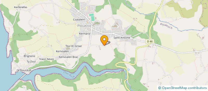 localisation de l'entreprise MONSIEUR MICHEL CAROFF  PLOUEZOC'H