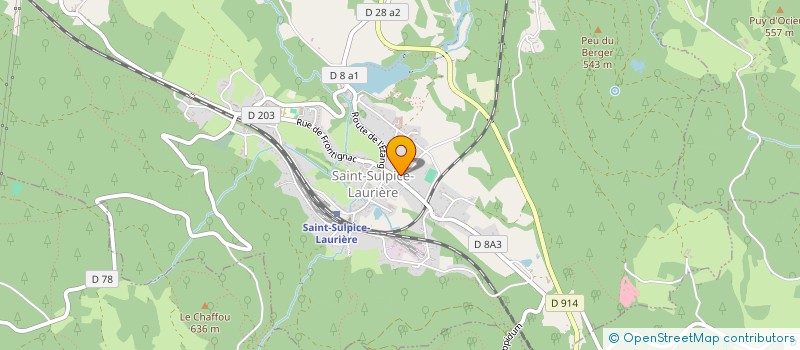 localisation de l'entreprise MONSIEUR MICHEL CARON  SAINT-SULPICE-LAURIERE