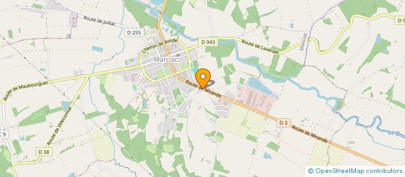 localisation de l'entreprise MONSIEUR MICHEL CAROSSIO  MARCIAC