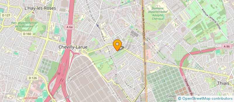 localisation de l'entreprise MONSIEUR MICHEL CARPENTIER à CHEVILLY-LARUE