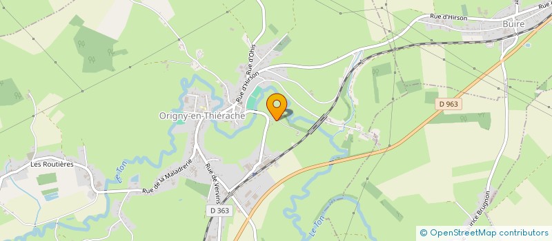 localisation de l'entreprise MONSIEUR MICHEL CARPENTIER  ORIGNY-EN-THIERACHE