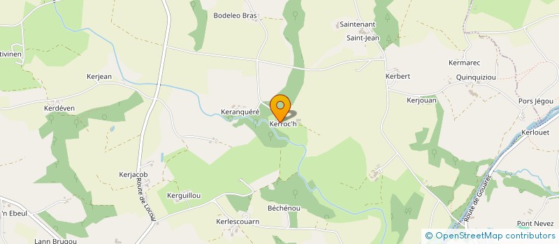 localisation de l'entreprise MONSIEUR MICHEL CARPY  PLOUGUERNEVEL