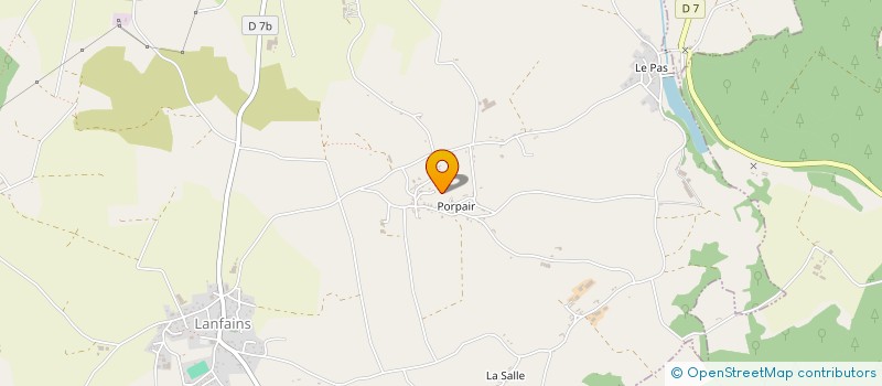 localisation de l'entreprise MONSIEUR MICHEL CARREE à LANFAINS
