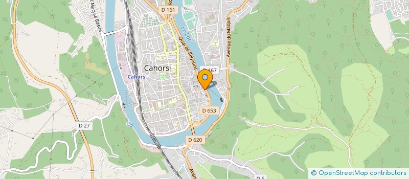 localisation de l'entreprise MONSIEUR MICHEL CARRENDIER  CAHORS