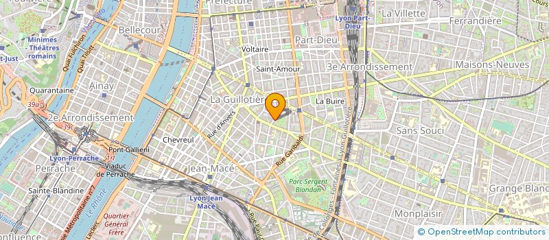 localisation de l'entreprise MONSIEUR MICHEL CARRILLON  LYON