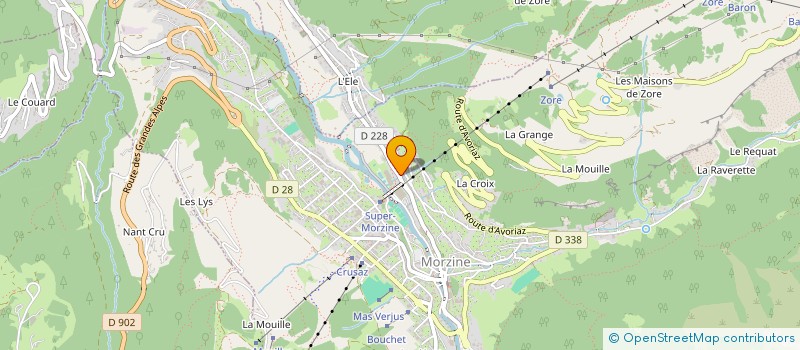 localisation de l'entreprise MONSIEUR MICHEL CARRIORBE  MORZINE