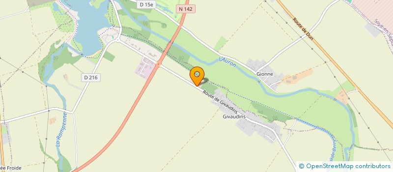 localisation de l'entreprise MONSIEUR MICHEL CARTIER  PLAIMPIED-GIVAUDINS