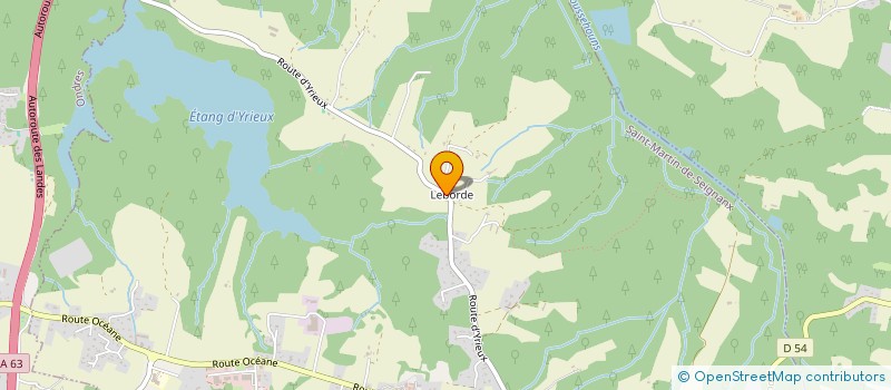 localisation de l'entreprise MONSIEUR MICHEL CASEDEVANT  SAINT-MARTIN-DE-SEIGNANX