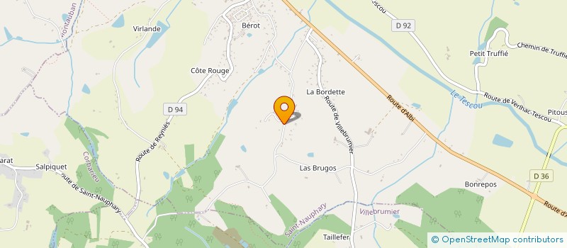 localisation de l'entreprise MONSIEUR MICHEL CASSAN  SAINT-NAUPHARY