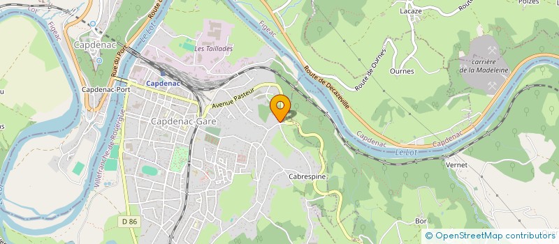 localisation de l'entreprise MONSIEUR MICHEL CASSAN  CAPDENAC-GARE