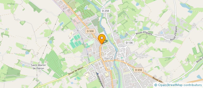 localisation de l'entreprise MONSIEUR MICHEL CASSIEDE  NERAC