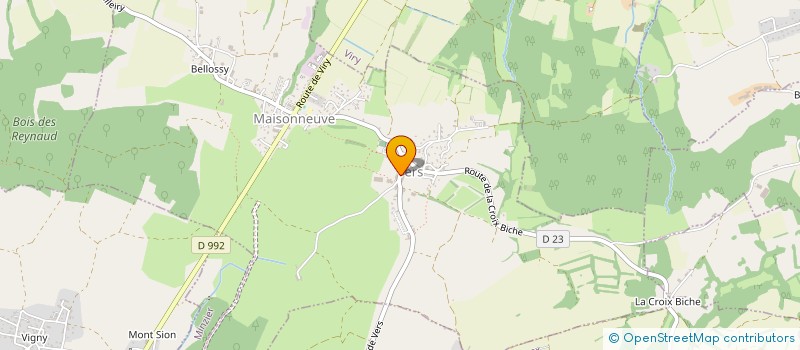 localisation de l'entreprise MONSIEUR MICHEL CASSONE  ARCHAMPS