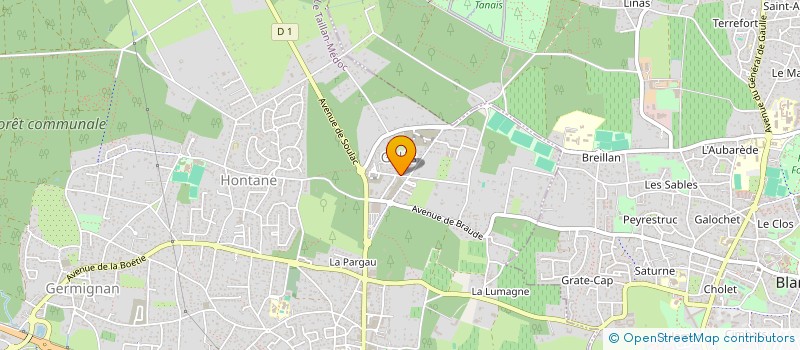 localisation de l'entreprise MONSIEUR MICHEL CASTAGNEDE  LE TAILLAN-MEDOC