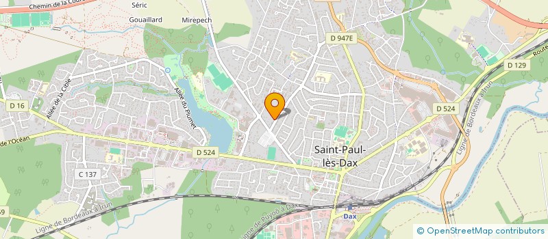 localisation de l'entreprise MONSIEUR MICHEL CASTAGNET à SAINT-PAUL-LES-DAX