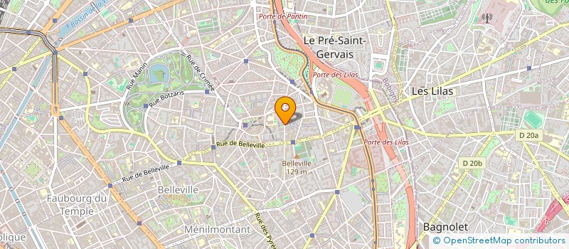 localisation de l'entreprise MONSIEUR MICHEL CASTAIGNET  PARIS