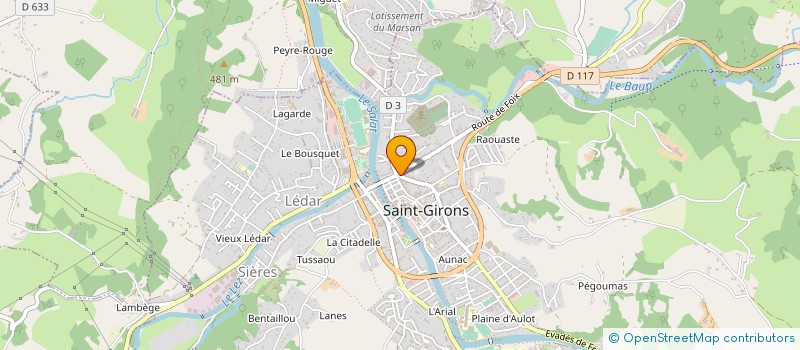 localisation de l'entreprise MONSIEUR MICHEL CASTERAN à SAINT-GIRONS