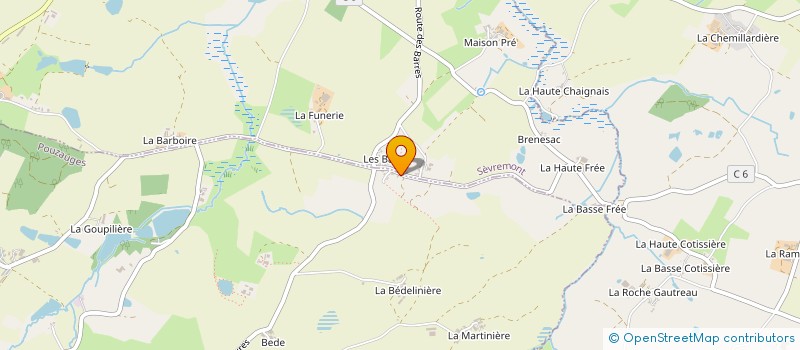 localisation de l'entreprise MONSIEUR MICHEL CASTRO  POUZAUGES