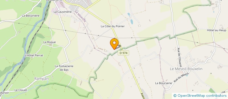 localisation de l'entreprise MONSIEUR MICHEL CATHERINE à LA MEAUFFE