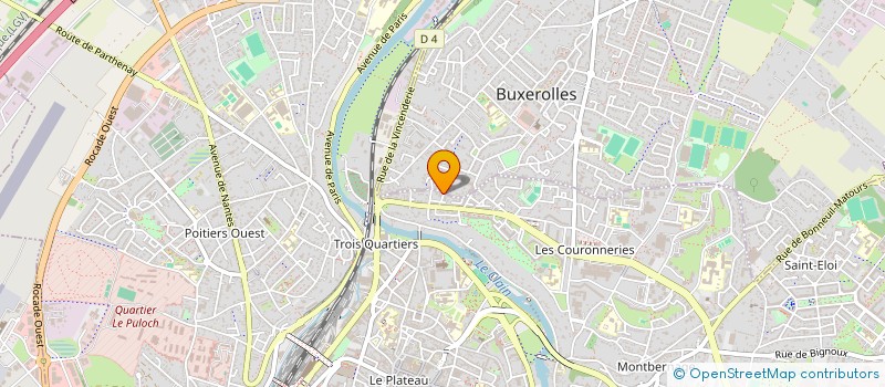 localisation de l'entreprise MONSIEUR MICHEL CAUD à BUXEROLLES