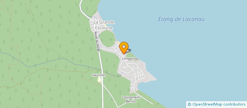 localisation de l'entreprise MONSIEUR MICHEL CAUHAPE  LACANAU