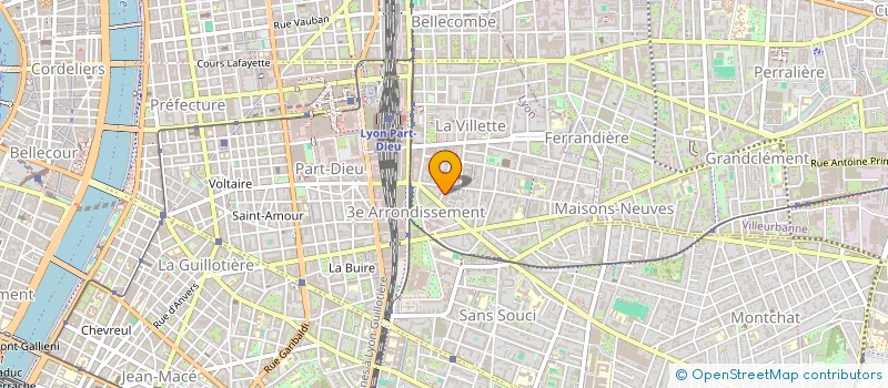 localisation de l'entreprise MONSIEUR MICHEL CAUVIN  LYON