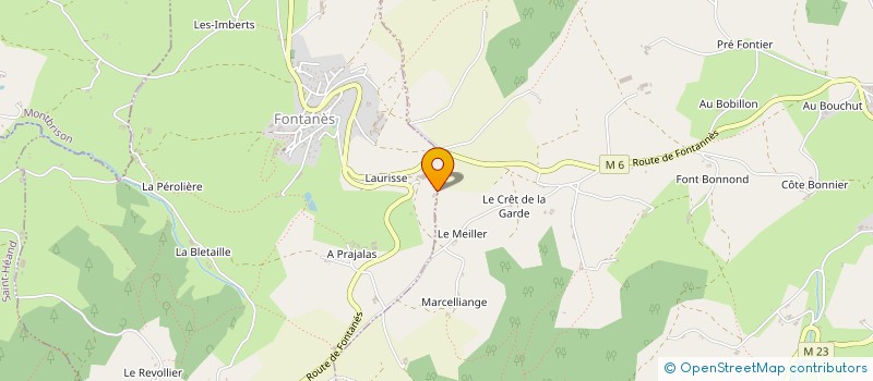 localisation de l'entreprise MONSIEUR MICHEL CAYET à VIRIGNEUX