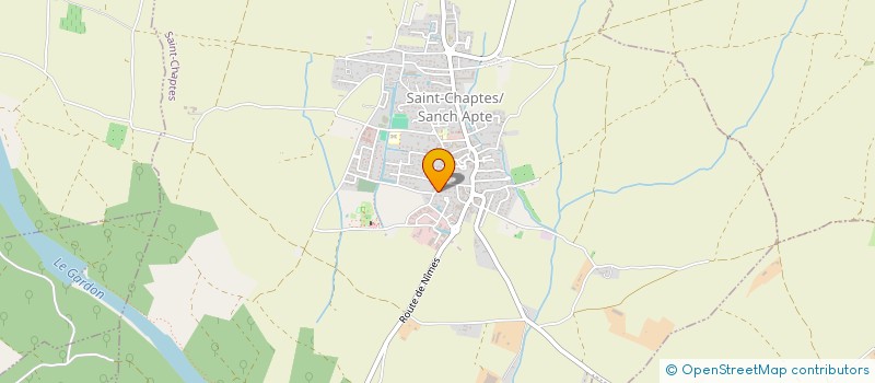 localisation de l'entreprise MONSIEUR MICHEL CAYET  SAINT-CHAPTES